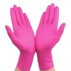 Guantes Rosas Desechables Multiusos | Paquete de 100 Piezas