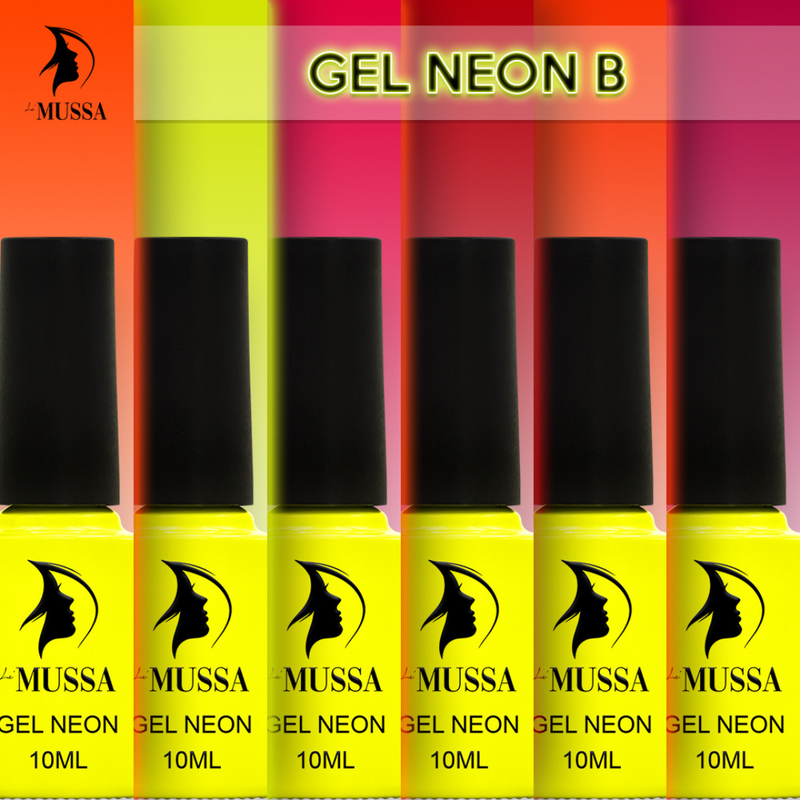 Gelish Lé Mussa Gama Neón B c/6pz