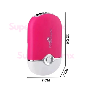 Ventilador Recargable Para Extensión De Pestañas Mink Rosa Fucsia