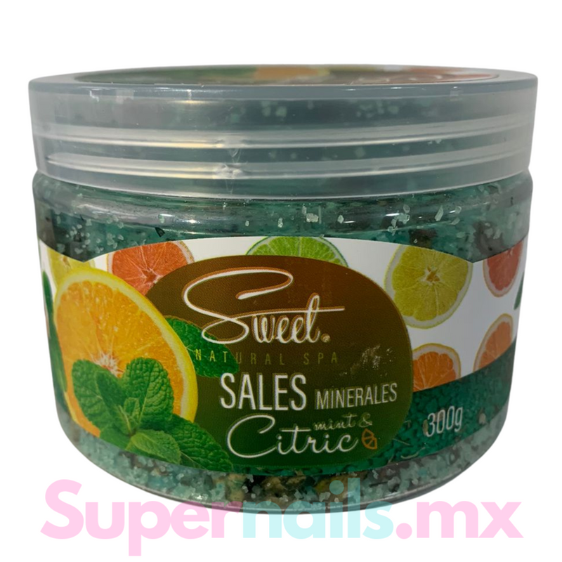 Sales Minerales Sweet Natural Mint and Citric 300 gr