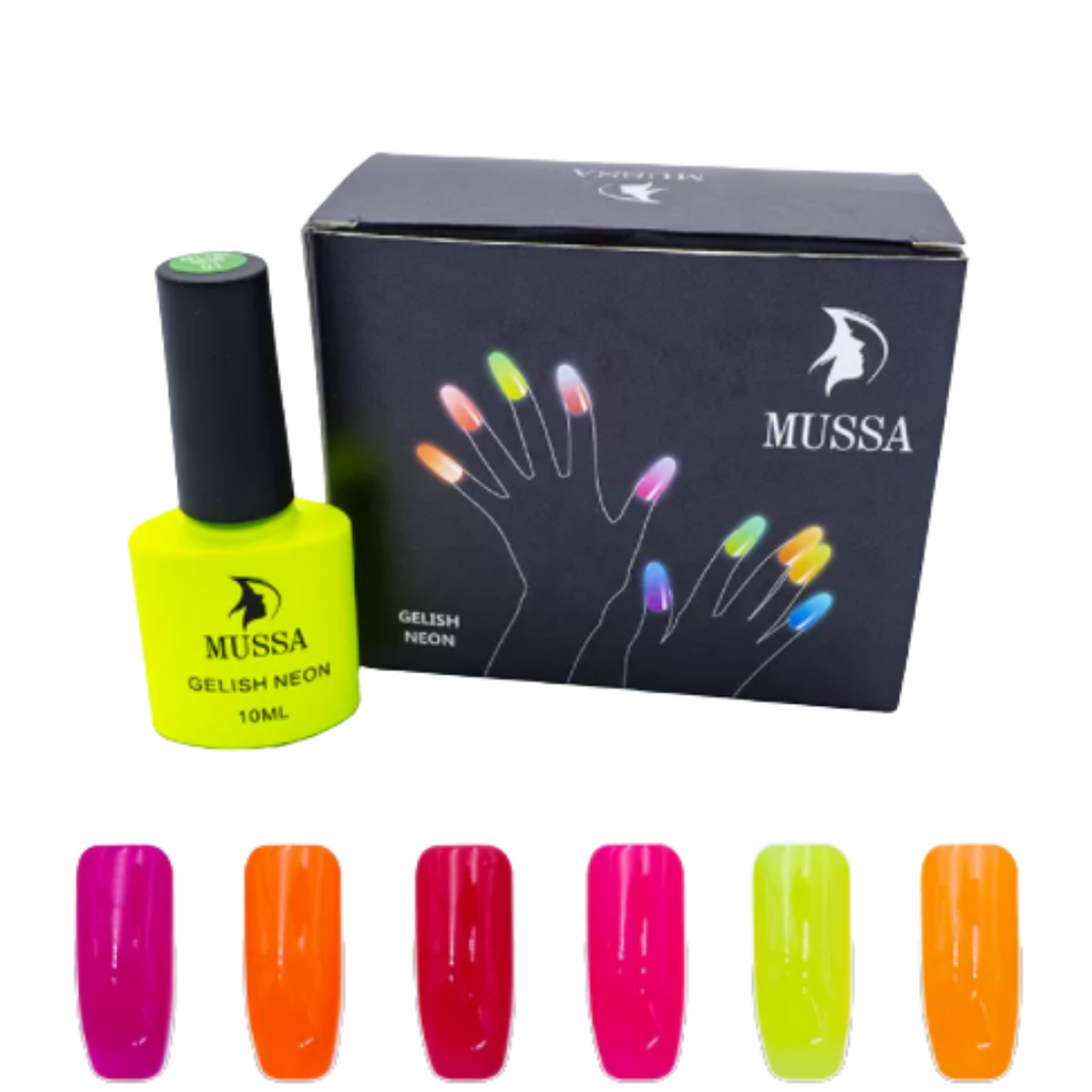 Gelish Lé Mussa Gama Neón B c/6pz